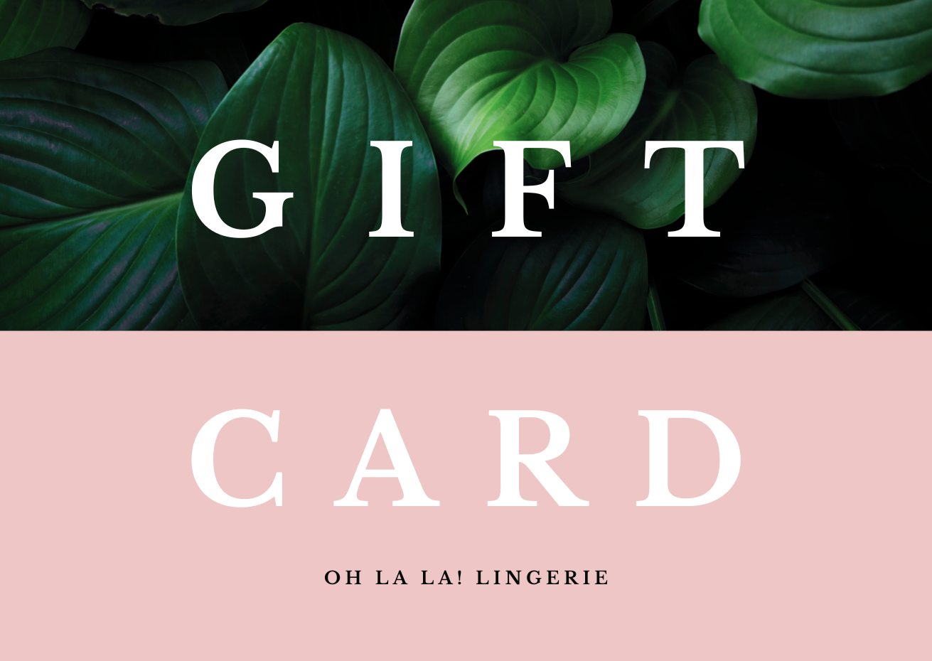 Oh La La! Lingerie voucher